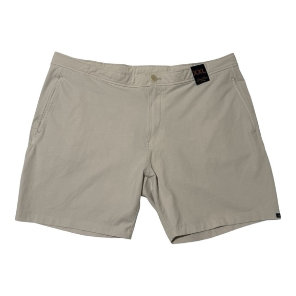 Good Man Brand Men’s XXL Beige Drawstring Shorts 7” Inseam‎ NWT - Picture 4 of 7